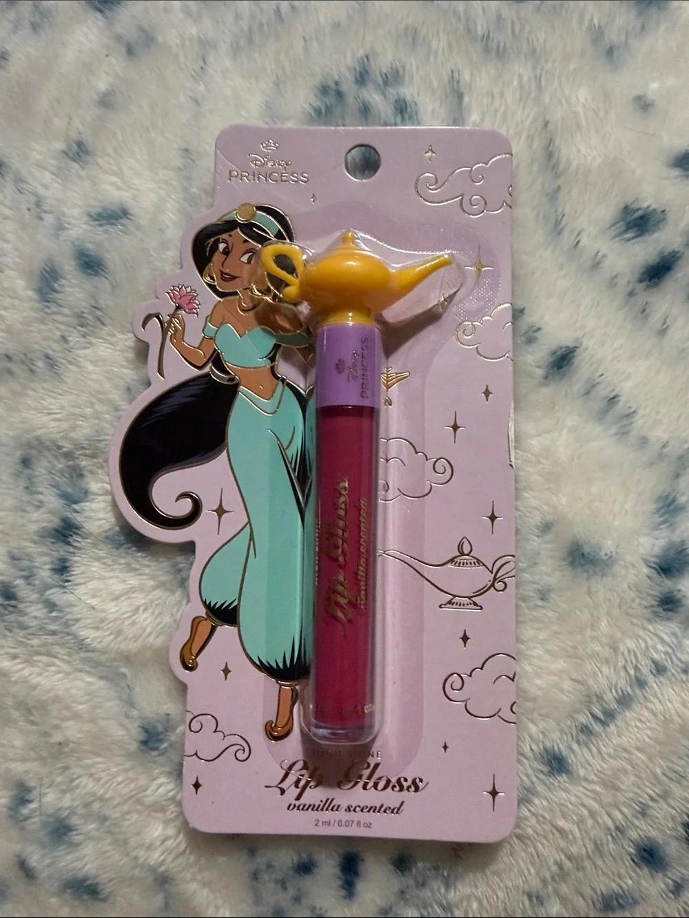 Disney Princess Lip Gloss Set — Teal, Yellow, Purple, Red, Pink